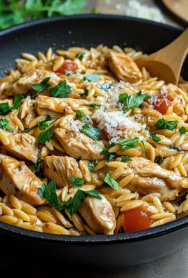 One Pot Orzo Pasta mit Hähnchen 24 One Pot Orzo Pasta mit Hähnchen