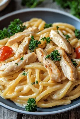 Pasta mit Hähnchen 32 Pasta mit Hähnchen