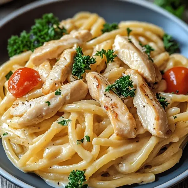 Pasta mit Hähnchen