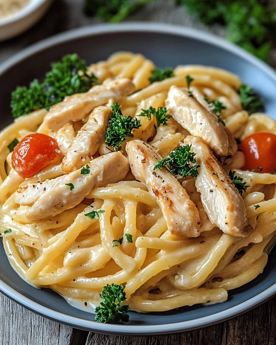 Pasta mit Hähnchen 19 Pasta mit Hähnchen