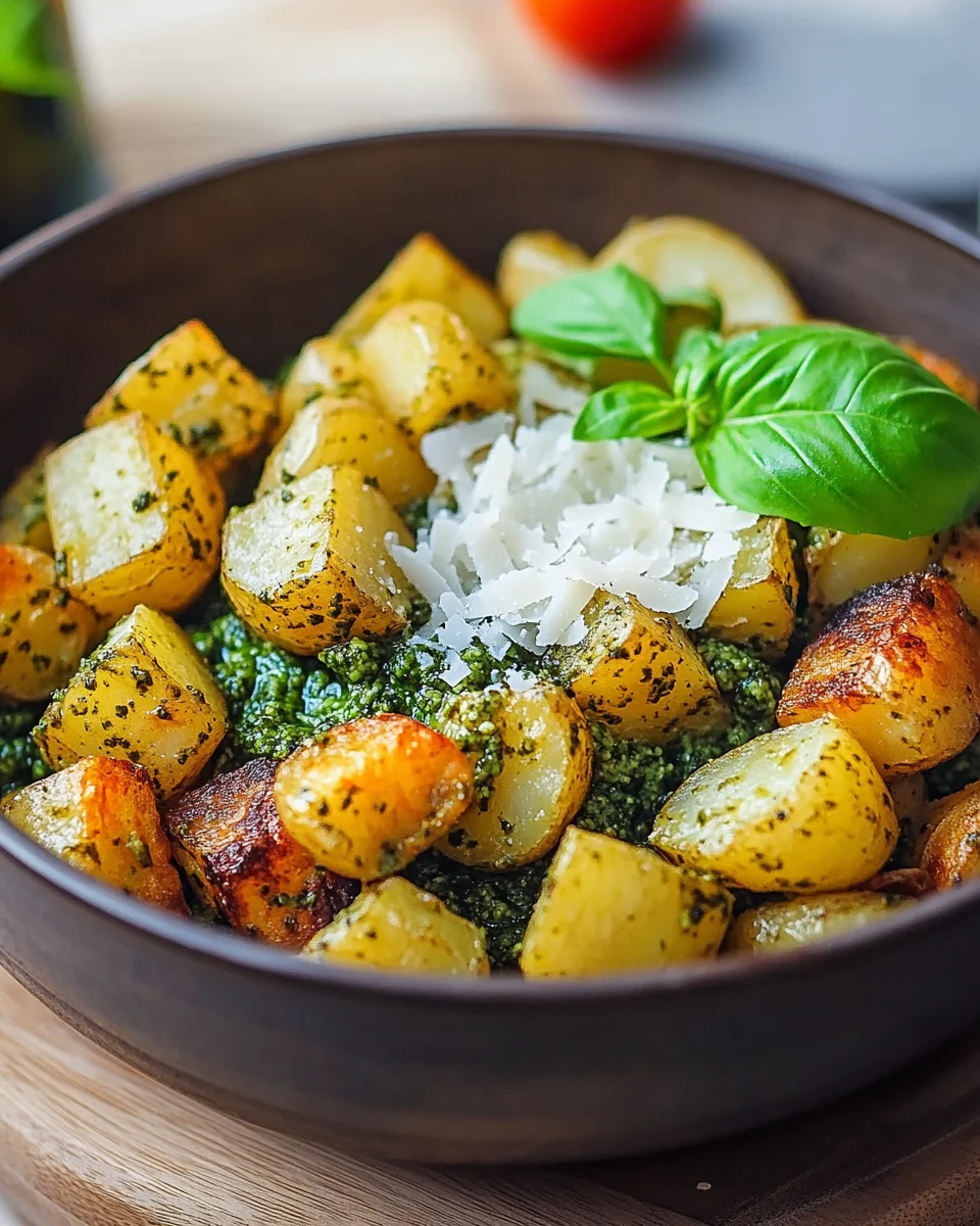 Pesto-Kartoffel-Bowl