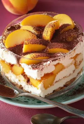Pfirsich Tiramisu