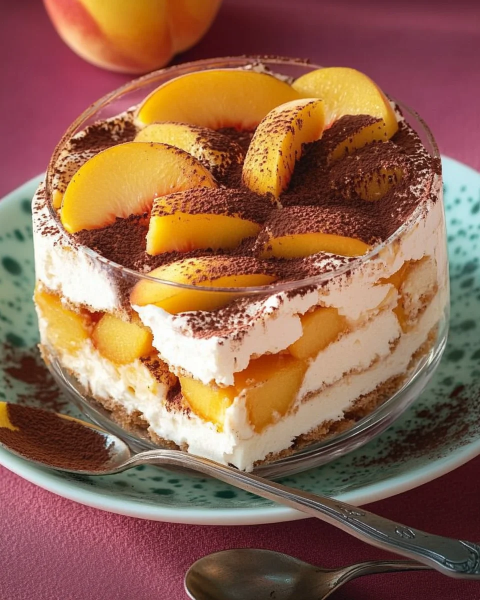 Pfirsich Tiramisu 24 Pfirsich Tiramisu
