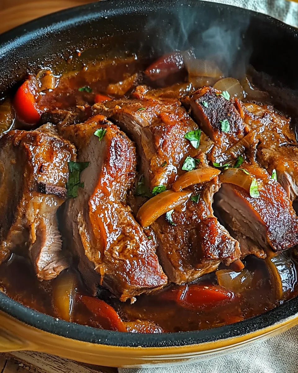 Räuberbraten Rezept, schmort im Ofen einfach vor sich hin! 18 Räuberbraten