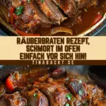 Räuberbraten Rezept, schmort im Ofen einfach vor sich hin! 17 Pinterest Hidden Image