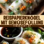 Reispapierknödel mit Gemüsefüllung 22 Pinterest Hidden Image