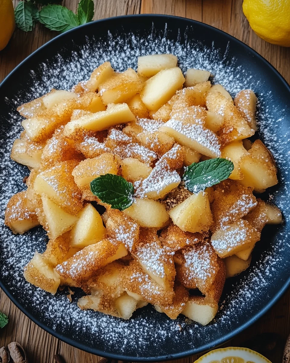 Rezept für Apfel Zimt Kaiserschmarrn