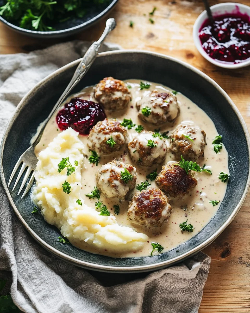 Rezept für Schwedische Köttbullar mit Rahmsauce 18 Rezept