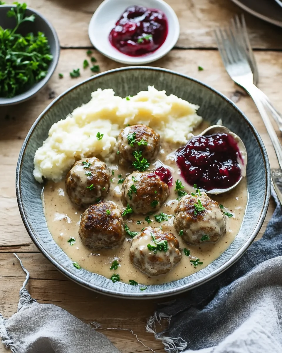 Rezept für Schwedische Köttbullar mit Rahmsauce 20 Rezept für Schwedische Köttbullar mit Rahmsauce