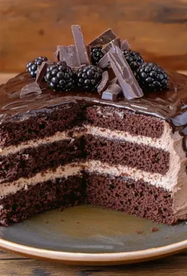 Schokotorte mit Buttercreme 22 Schokotorte mit Buttercreme