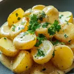 Senfsauce mit Salzkartoffeln