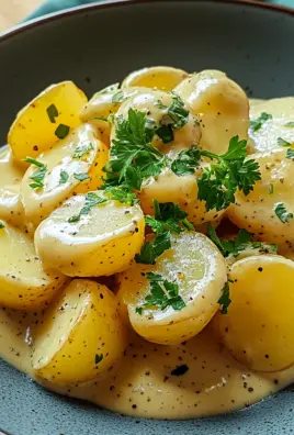 Senfsauce mit Salzkartoffeln 22 Senfsauce mit Salzkartoffeln