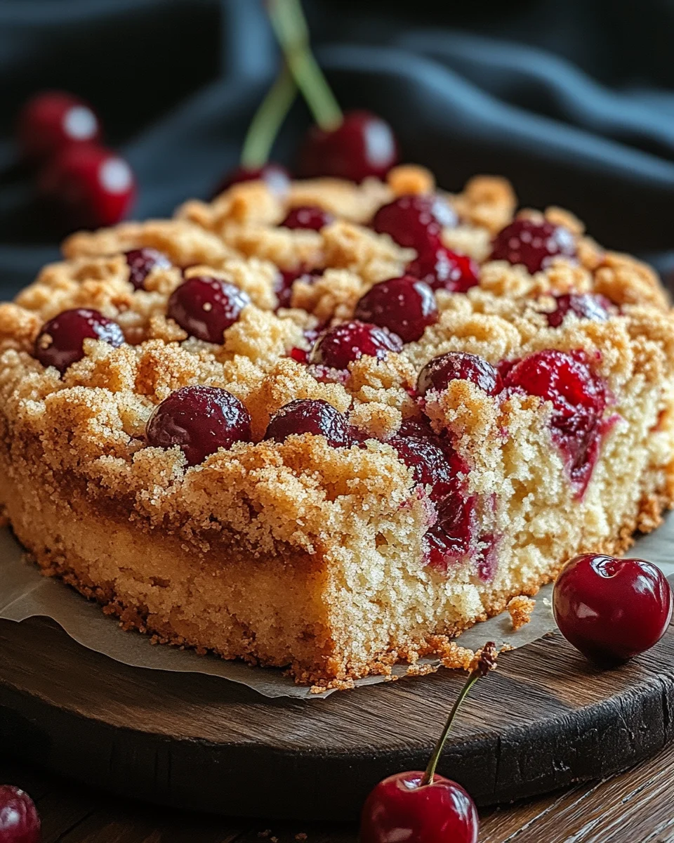Streuselkuchen mit Kirschen vom Blech 29 Streuselkuchen mit Kirschen vom Blech
