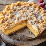 Streuselkuchen mit Pudding