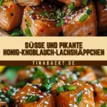 Süße und pikante Honig-Knoblauch-Lachshäppchen 18 Pinterest Hidden Image