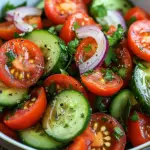 Tomaten-Gurken-Salat