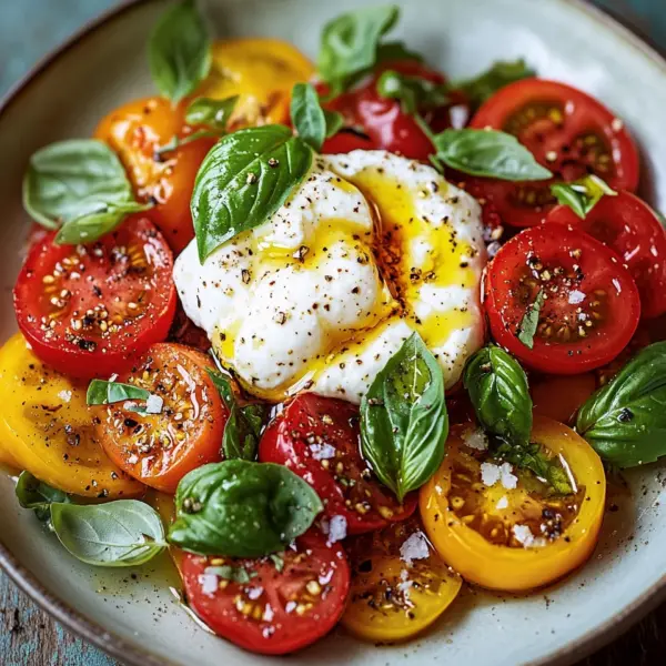 Tomatensalat mit Burrata