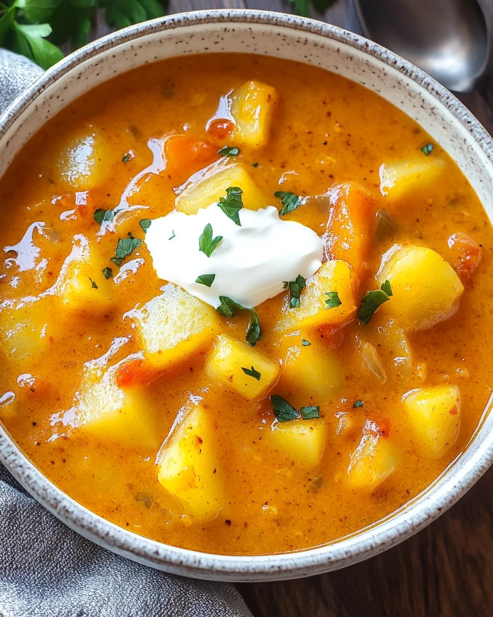 Ungarische Kartoffelsuppe