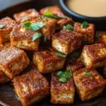 Wie man knusprigen gebackenen Tofu macht