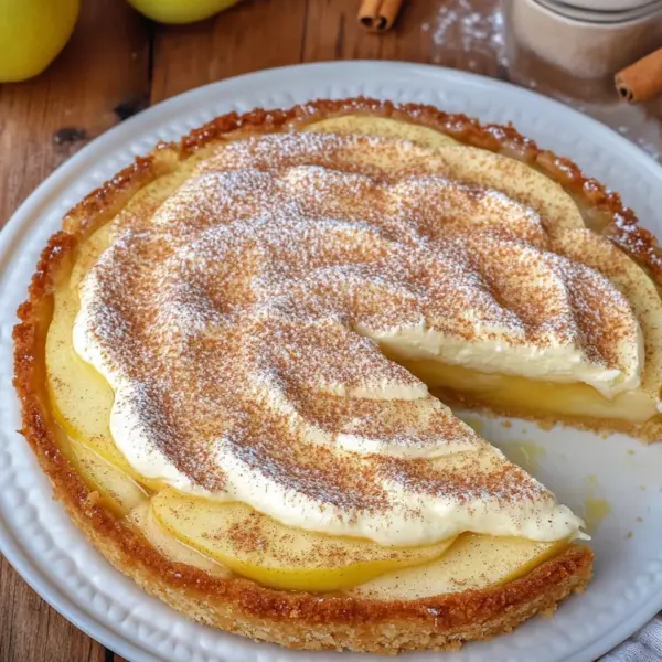 Apfelkuchen mit Schmandcreme