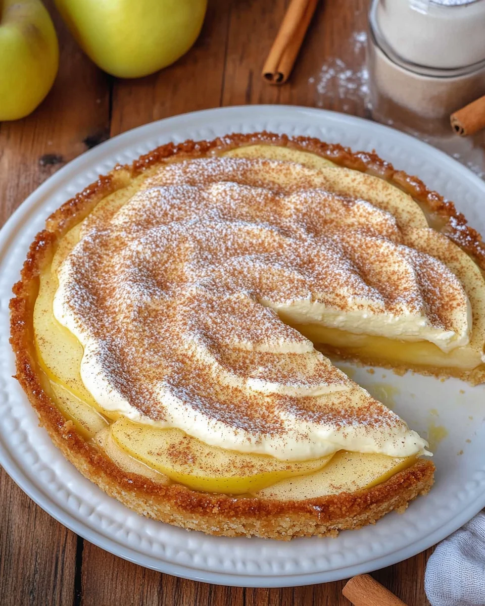 Apfelkuchen mit Schmandcreme 32 Apfelkuchen mit Schmandcreme
