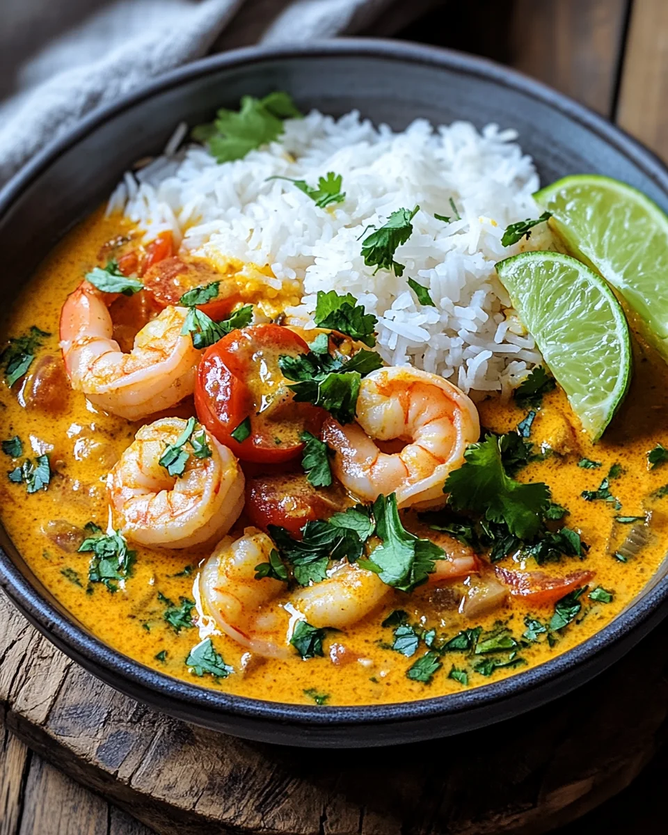 Aromatisches Garnelen Curry mit Kokosmilch und Reis 29 Aromatisches Garnelen Curry mit Kokosmilch und Reis