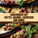 Auberginen mit Dattel-Mandel-Couscous und Minze 19 Pinterest Hidden Image