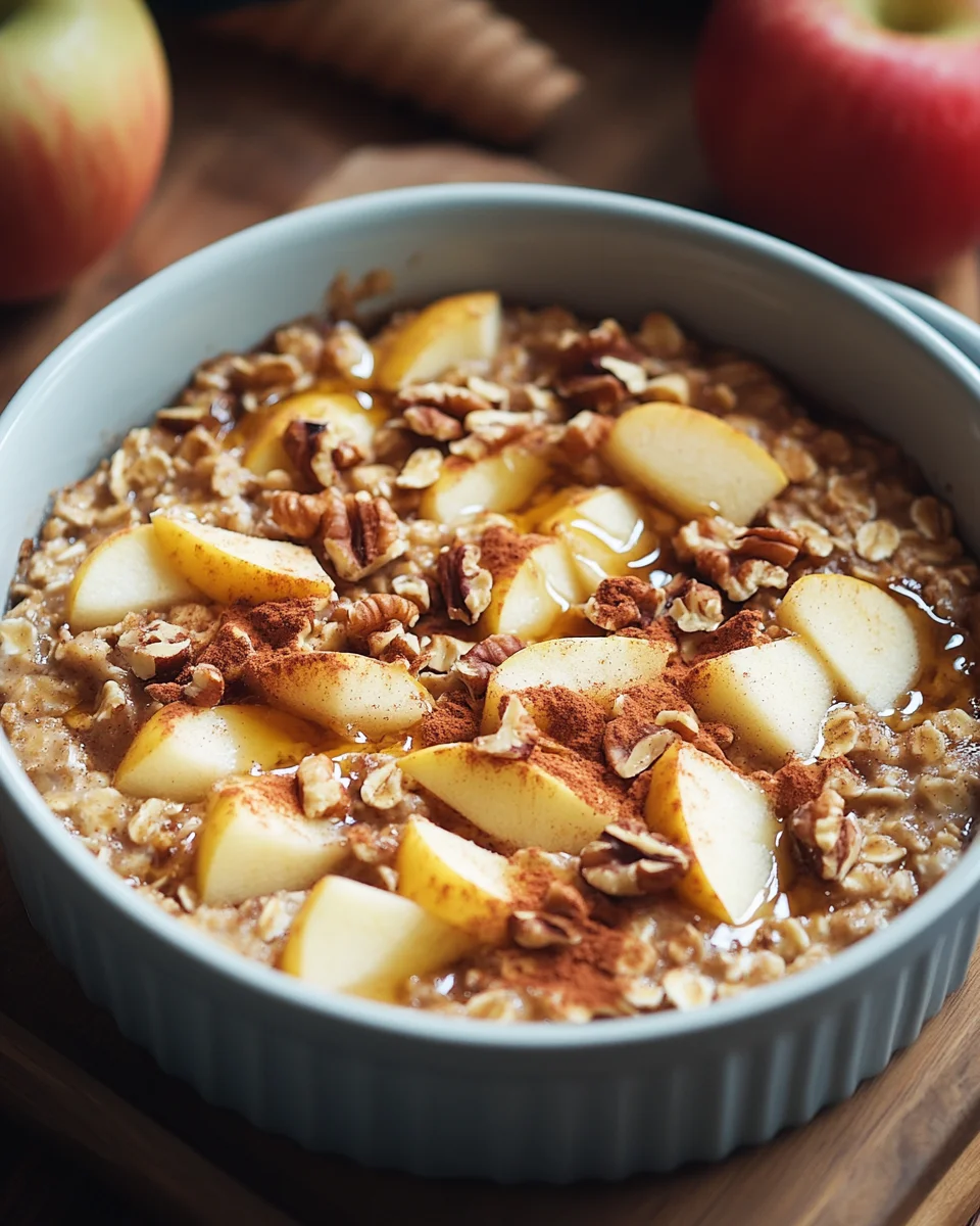 Baked Oatmeal Apfel-Zimt