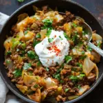 Bombastische Spitzkohl-Hackfleisch-Pfanne