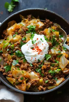 Bombastische Spitzkohl-Hackfleisch-Pfanne