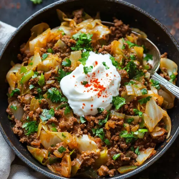 Bombastische Spitzkohl-Hackfleisch-Pfanne