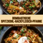 Bombastische Spitzkohl-Hackfleisch-Pfanne 15 Pinterest Hidden Image