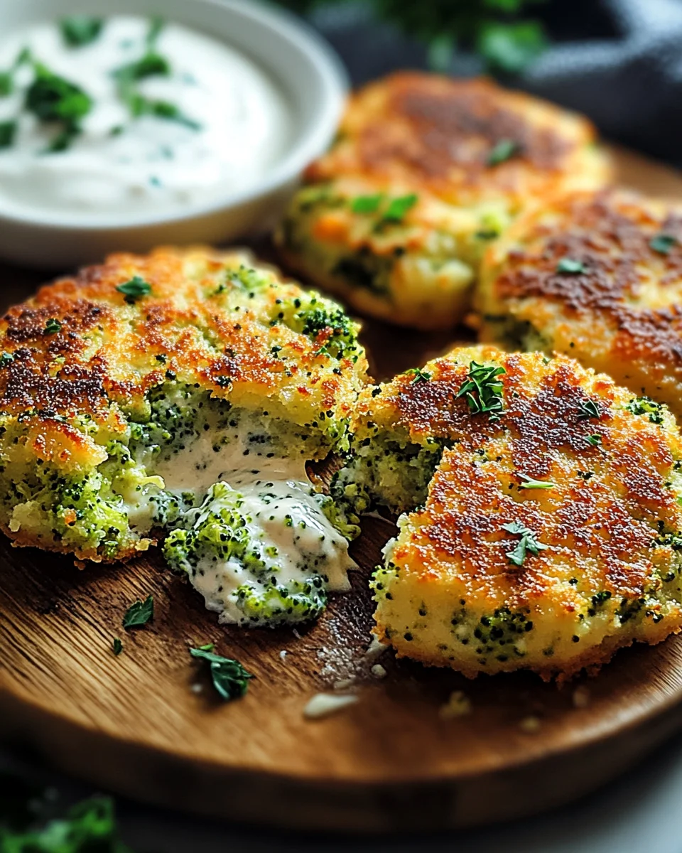 Brokkoli-Käse-Puffer