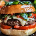 Bruschetta-Burger