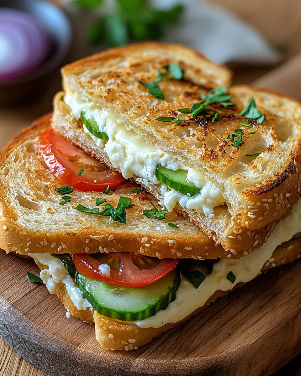 Bulgarische K&auml;se Sandwiches