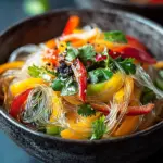 Bunter Glasnudelsalat