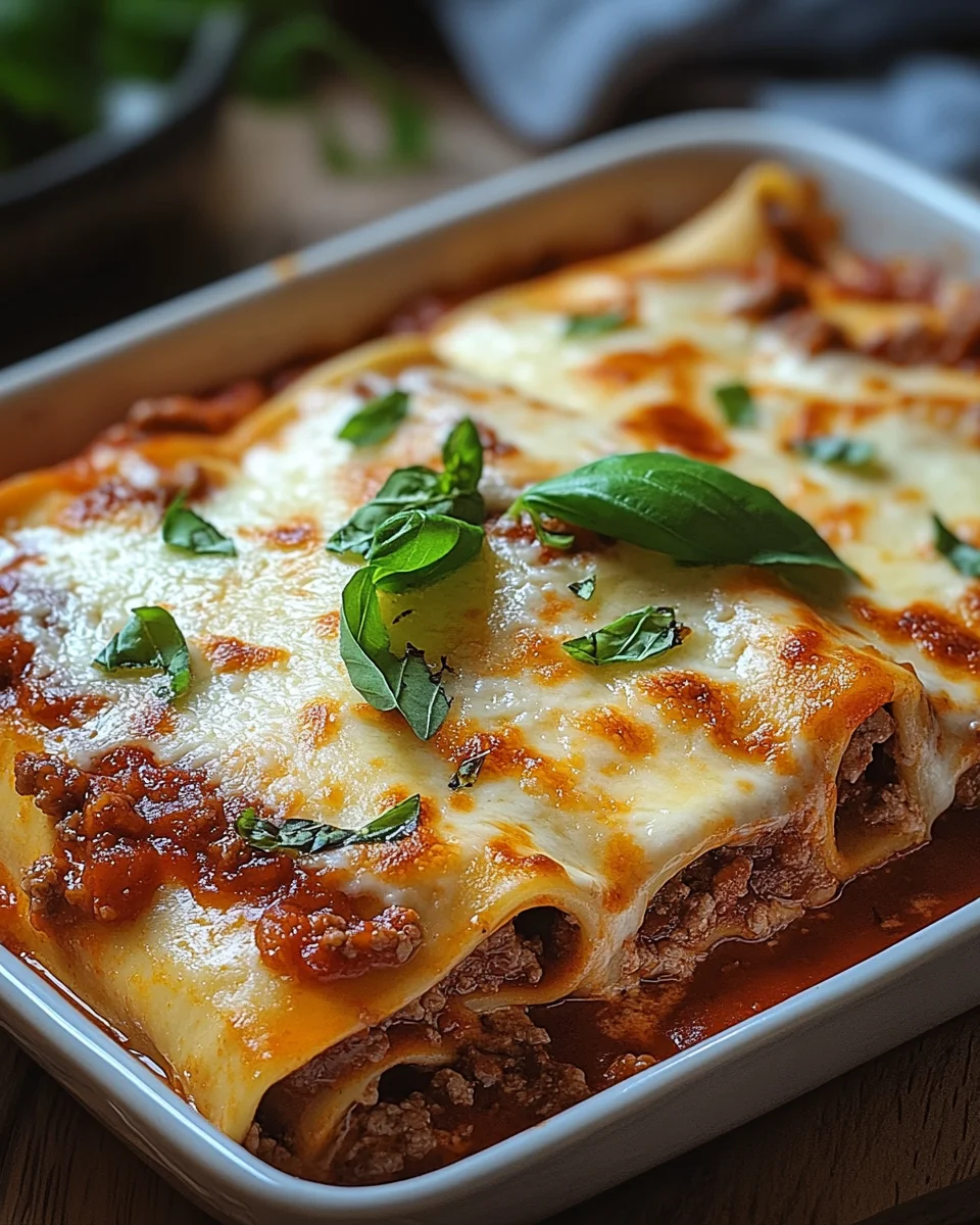 Cannelloni mit Rindfleisch und Käse 19 Cannelloni