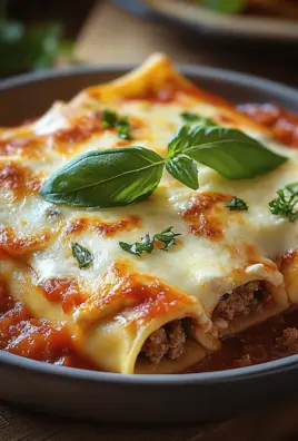 Cannelloni mit Rindfleisch und Käse 21 Cannelloni mit Rindfleisch und Käse