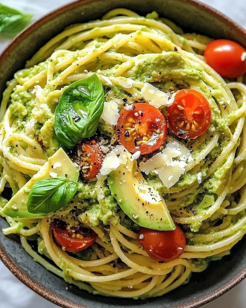 Cremige Avocado Pasta 19 Cremige