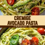 Cremige Avocado Pasta 18 Pinterest Hidden Image