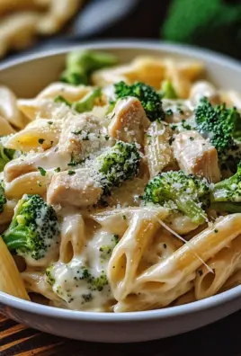 Cremige Hähnchen-Brokkoli-Alfredo Pasta 20 Cremige Hähnchen-Brokkoli-Alfredo Pasta