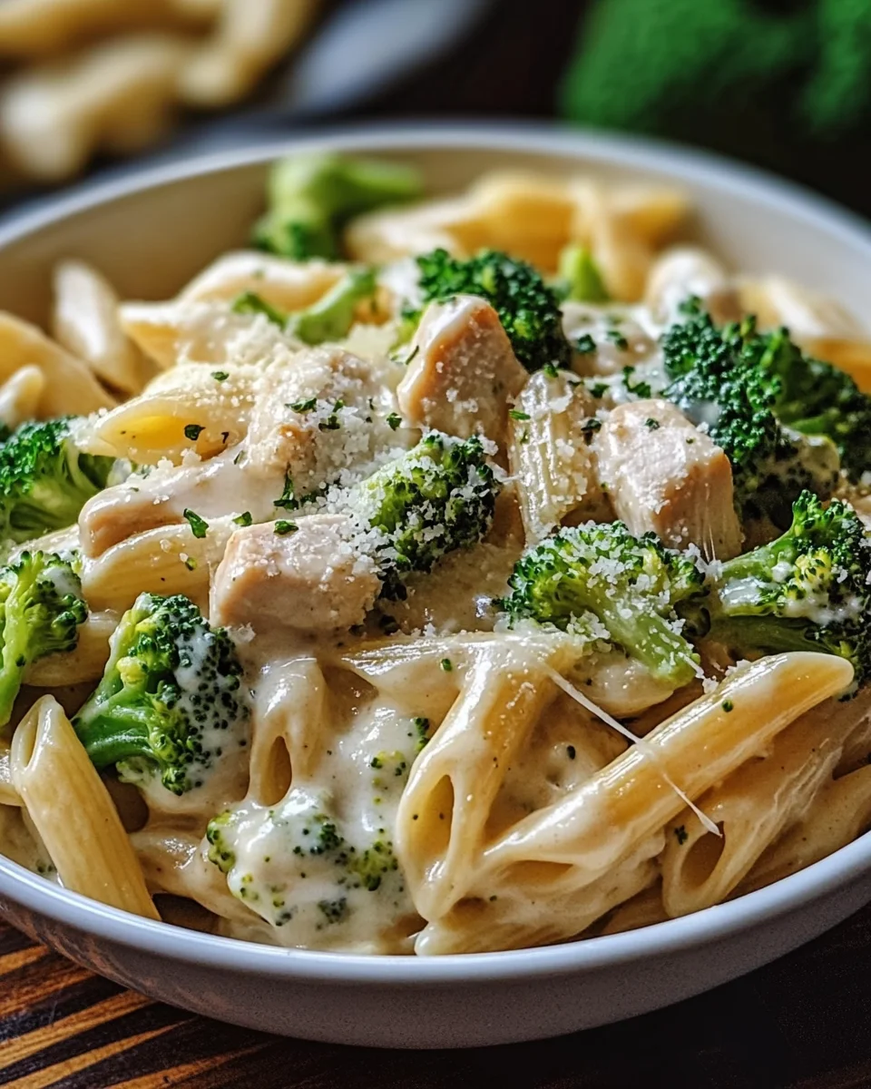Cremige Hähnchen-Brokkoli-Alfredo Pasta 21 Cremige Hähnchen-Brokkoli-Alfredo Pasta