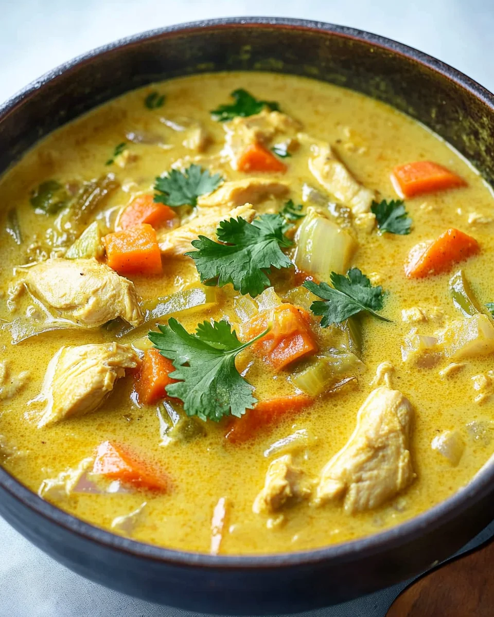 Currysuppe mit Hähnchen 18 Currysuppe