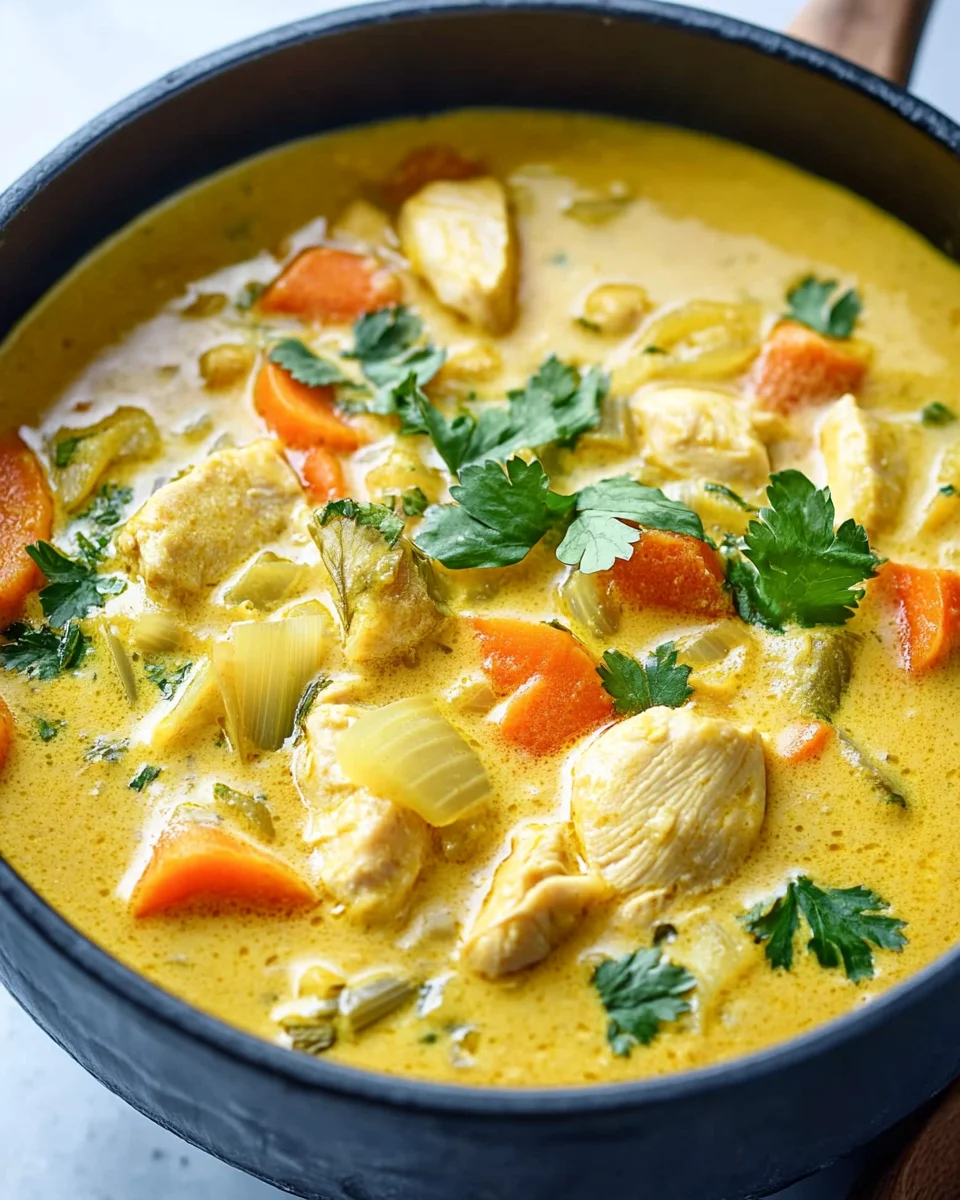 Currysuppe mit Hähnchen 20 Currysuppe mit Hähnchen