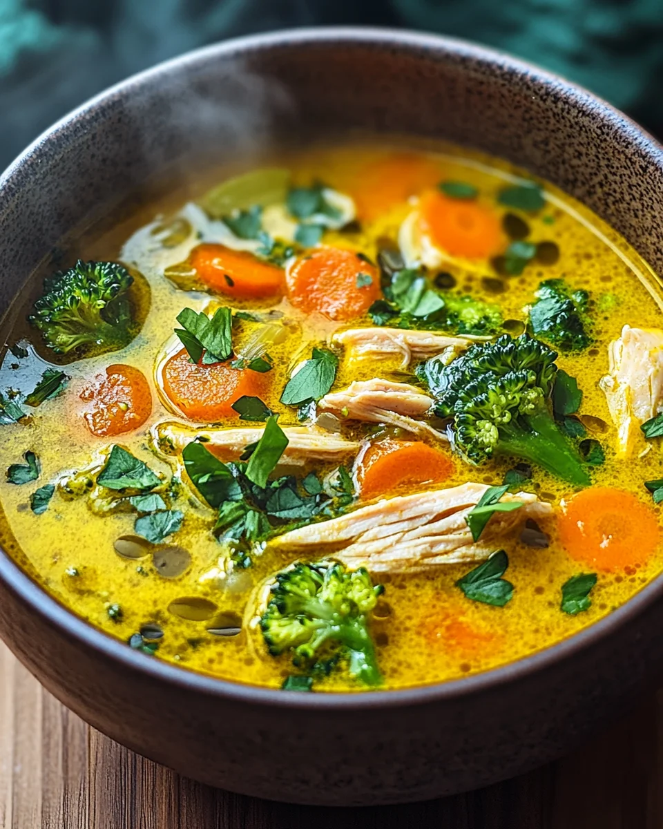 Entzündungshemmende Kurkuma-Hühnersuppe 22 Entzündungshemmende