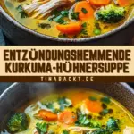 Entzündungshemmende Kurkuma-Hühnersuppe 21 Pinterest Hidden Image