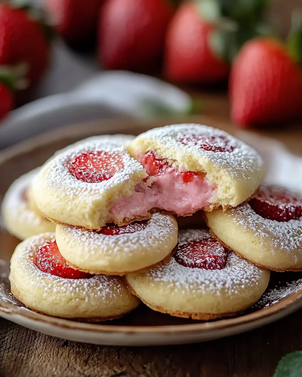 Erdbeer-Käsekuchen-Kekse 21 Erdbeer-Käsekuchen-Kekse