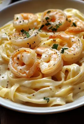 Fettuccine Alfredo mit Garnelen 31 Fettuccine Alfredo mit Garnelen