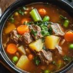 Gem&uuml;se Rindfleisch Suppe