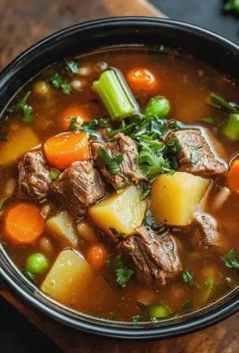 Gemüse Rindfleisch Suppe